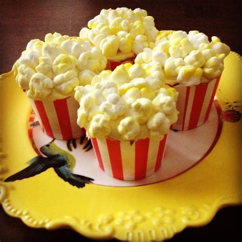 Popcorn Cupcakes Custom Cakes Fancy Cakes Party Food