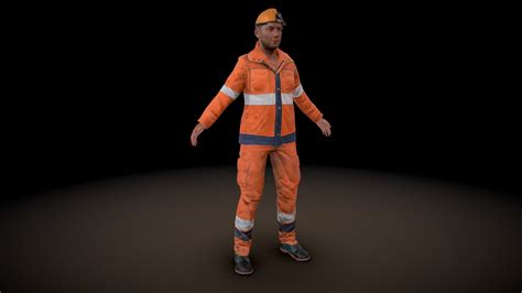 Construction Worker Rigged Buy Royalty Free D Model By Samad My XXX