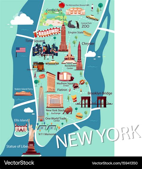 Manhattan Map New York Living Room Design 2020