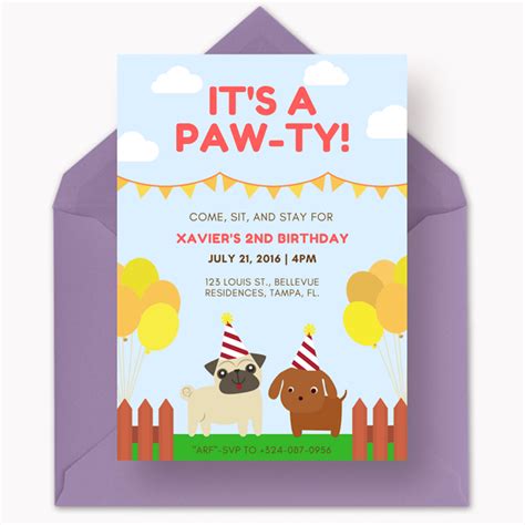 Watercolor First Birthday Party Invite Digital Download Templett Invite