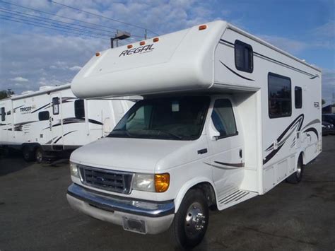 Class a motorhomes are one of the most recognizable types of rvs due to their popularity in movies and pop culture. 2004 Ford E-450 Triple E C24 Regal RV Class C 24 foot ...