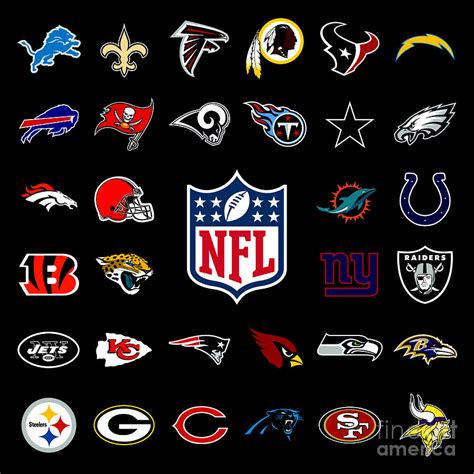 Explore all licensed and unlicensed leagues, clubs, fictional and national teams included in pro evolution soccer 2020 for pc, ps4 and xbox one, along with their statistics and star ratings. USA National Football League 2020 Logos Digital Art by ...