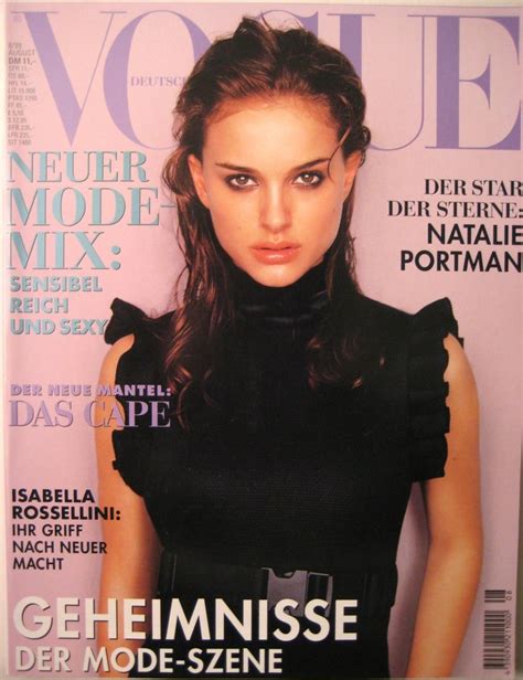 Vogue Magazine Deutsch German August 1999 Vogue Magazine Covers