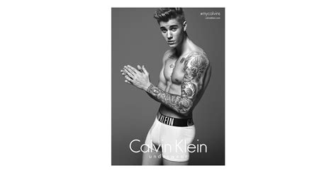 Justin Bieber Campaign Sexy Calvin Klein Ads POPSUGAR Fashion Photo