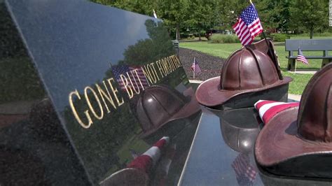 a memorial to firefighters killed in 9 11 was vandalized in new york cnn