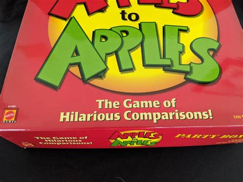 Brand New Mattel Apples To Apples Fun Party Board Game Party Etsy