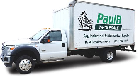 Delivery - Wholesale Supplies for ag and shop - PaulB Wholesale