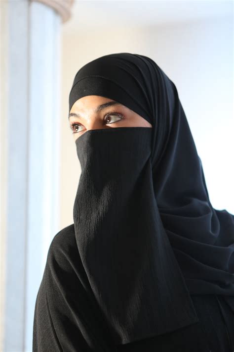 Hijab Georgette Black Fátima De Tetuán