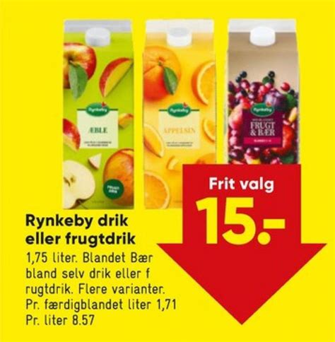 Rynkeby Appelsinjuice Bilka Maj 2023 Alle Tilbudsavis