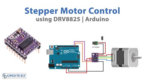 Control Stepper Motor With Drv8825 Driver Module And Arduino