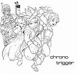 Trigger Chrono Coloring Template sketch template