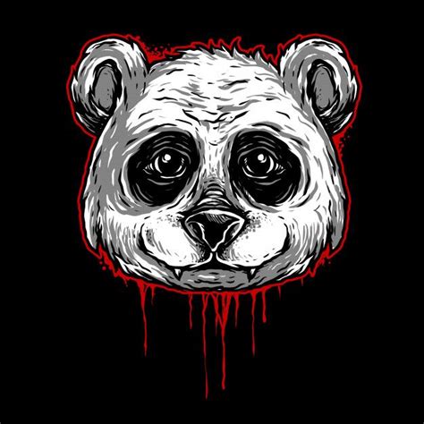 Panda Head Illustration Panda Head Illustration Panda
