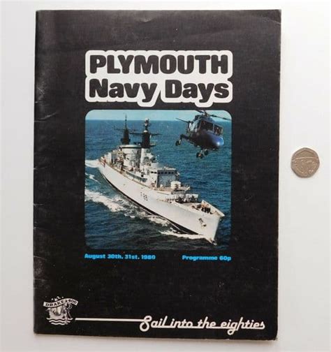 Plymouth Navy Days Vintage 1980 Souvenir Programme Royal Navy Ships