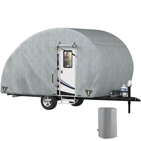Vevor Teardrop Trailer Cover Fit For 10 12 Trailers Upgraded Non