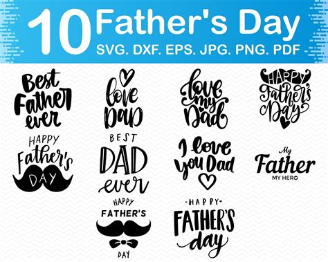 Clip Art And Image Files Scrapbooking Dad Quote Svg Dxf Silhouette Cricut