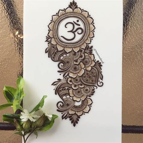 24 New Style Arabic Henna Designs On Paper