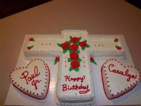 Cross Birthday Cake