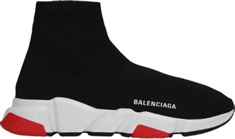 Buy Balenciaga Speed Trainer Mid Black Red 2017 530351 W05g0 1000