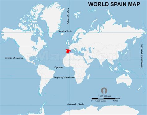Spain Location Map Location Map Of Spain
