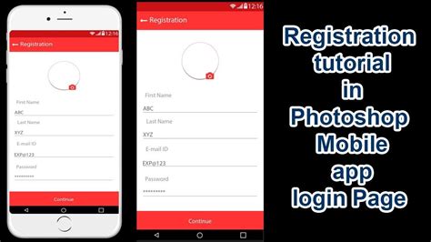 Adobe makes a couple of great photoshop apps for android (express and mix), but what alternatives are there? Pin on Registration UI Design tutorial in Photoshop Mobile ...
