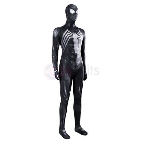 Spider Man 2 Venom Symbiote Ps5 Cosplay Costumes Halloween Suit Cossuits