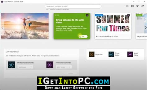 You can download your required edition or portable from previous versions section, further you can also. Adobe Premiere Elements 2021 Free Download