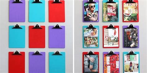 How To Use Clipboards To Create A Real Life Pinterest Board Brit Co