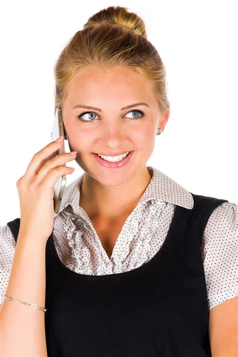 Woman Talking On A Phone Free Stock Photo Public Domain Pictures