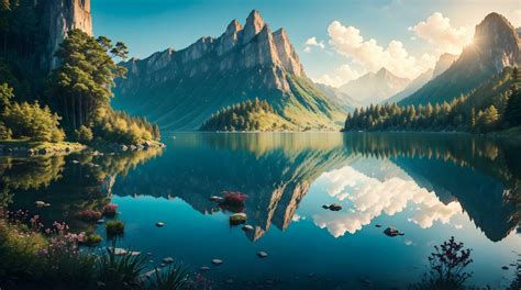 Serenity And Peace With This Breathtaking 4k Wallpaper Depicting A