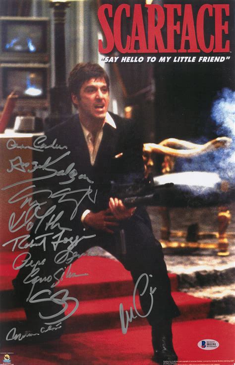 Lot Detail Scarface Cast Signed 11x17 Photograph With 10 Signatures
