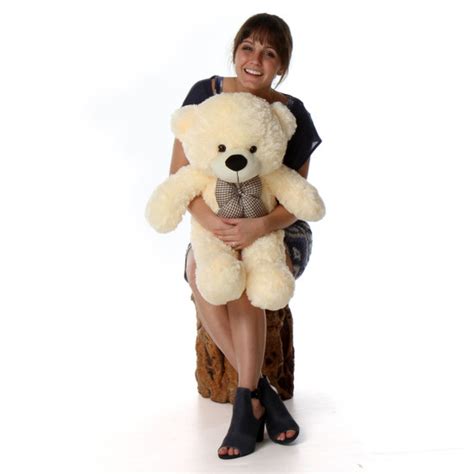 Cozy Cuddles 38 Cream Big Stuffed Teddy Bear Giant Teddy Bear