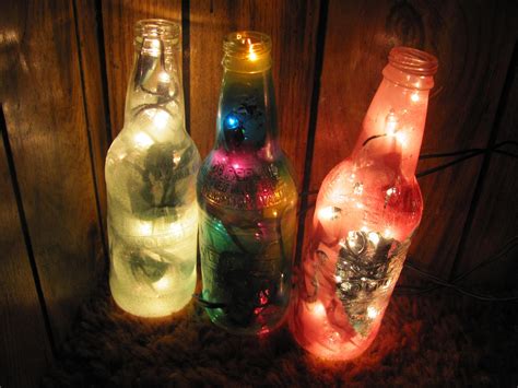 Colorful Recycled Bottle Lamp 10 Steps Instructables