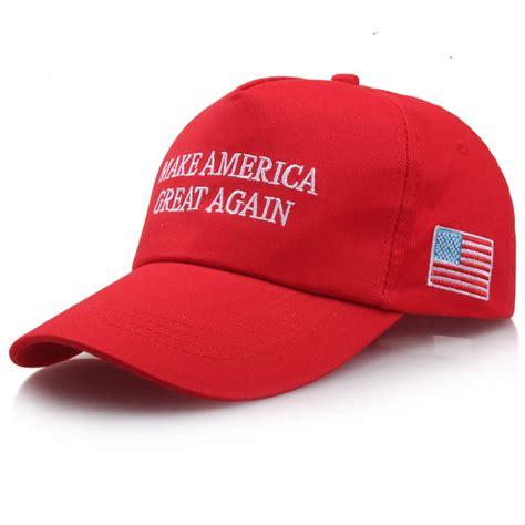 Oem Custom Make America Great Again Baseball Cap Hat Embroidery Cotton