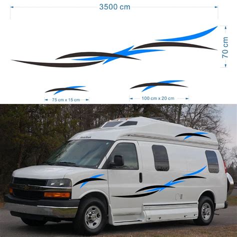 Buy 2x Motorhome Caravan Travel Trailer Camper Van