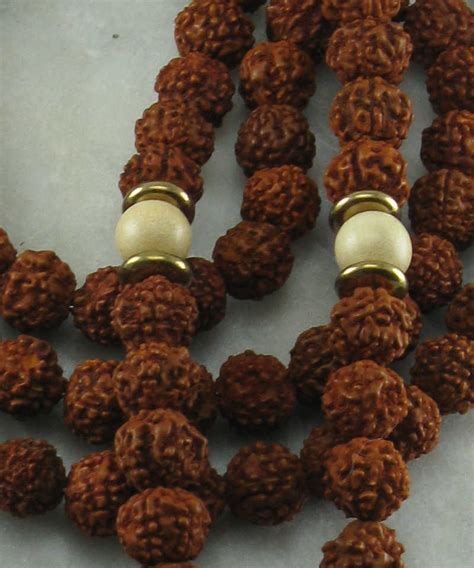 Joy Mala Necklace 108 Rudraksha Mala Beads Buddhist Prayer Beads