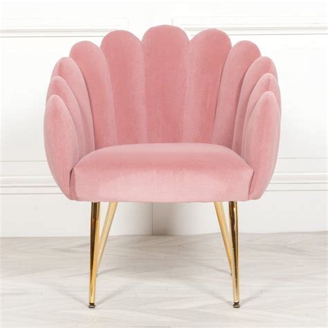 Maybe you would like to learn more about one of these? Shell Shape Art Deco Style Pink Velvet Upholstered ...