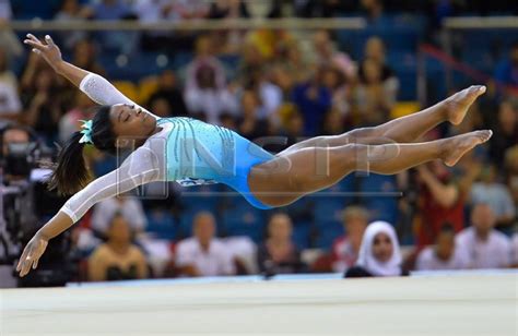 Simone Biles First Gymnast To Win World Gold Medals New Straits Times Malaysia General