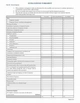 Business Income Worksheet Pictures