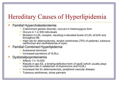 Hyperlipidemia