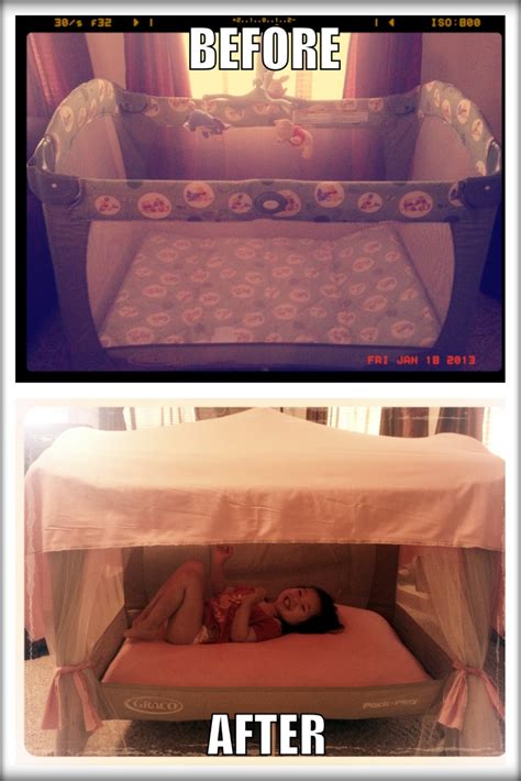Many pack n plays will feature a canopy that covers the bassinet, shielding your baby from harsh light. Making a DIY toddler bed! - BabyGaga