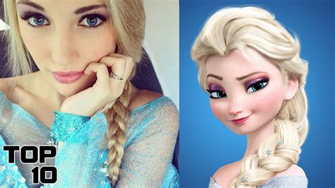 They'll make you question what's real and what's not. Top 10 People That Look Like Disney Characters - Vid 33