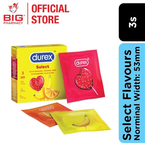 Durex Condom Select 3 Pcs Shopee Malaysia