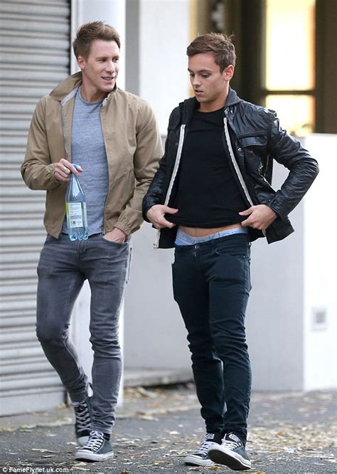 Tom Daley Gets Hands On With Fianc Dustin Lance Black After Showing