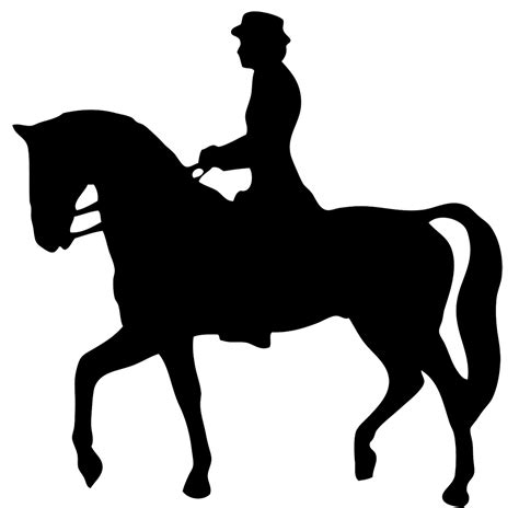 Horse And Rider Images Clipart Best