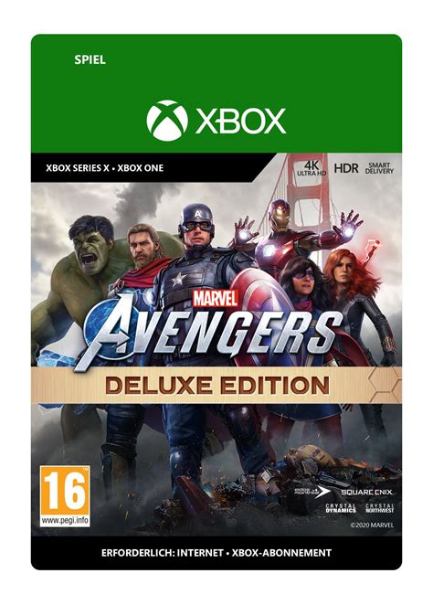Marvels Avengers Deluxe Edition Xbox One Xbox Series Xs Game