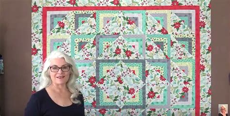 It is a easy block to make, but it is time consuming! Showcase a Beautiful Print in a Half Log Cabin Quilt ...