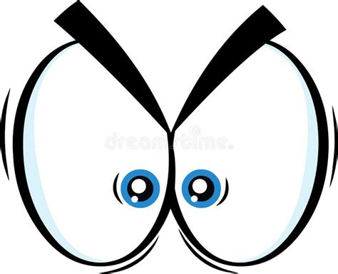Angry Cartoon Eyes Stock Vector Illustration Of Emotion 21165745