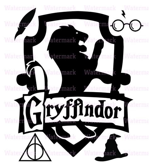 Gryffindor Harry Potter Svg Dxf Png jpg jpg Eps Cricut | Etsy