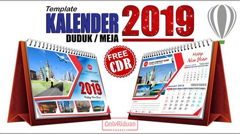 Cara Membuat Desain Kalender Duduk 2019 Di Coreldraw Calender