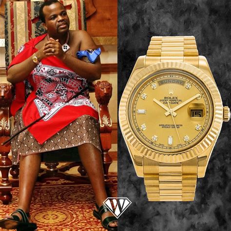 King Of Swaziland Rolex Day Date Gold
